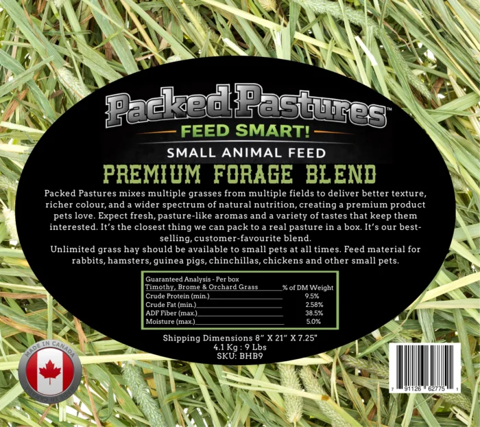 Premium Forage Blend Nutritional Value