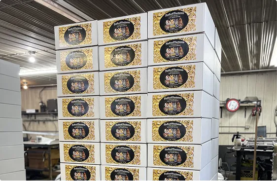 premium bedding packed pastures stack of boxes